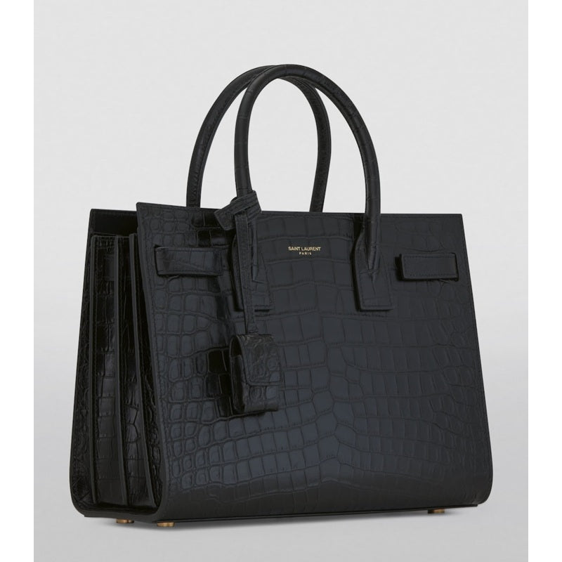 Bolsa Handle Croc-Embossed Sac de Jour