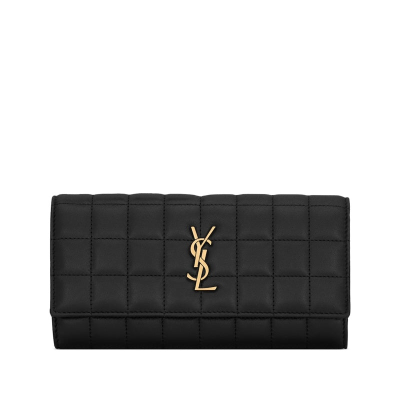 Bolsa Wallet Large Lambskin Cassandre Matelassé Carré - Mercado de Luxo - O Maior E-Commerce de Bens, Produtos e Serviços de Luxo do Brasil.