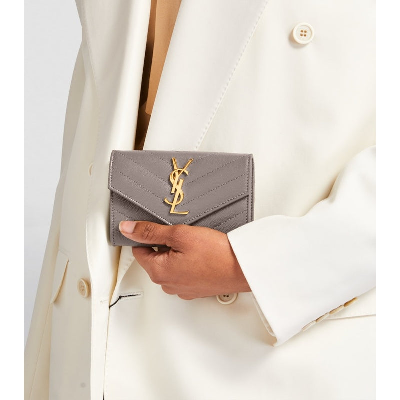 Bolsa Wallet Small Monogram Matelassé Envelope