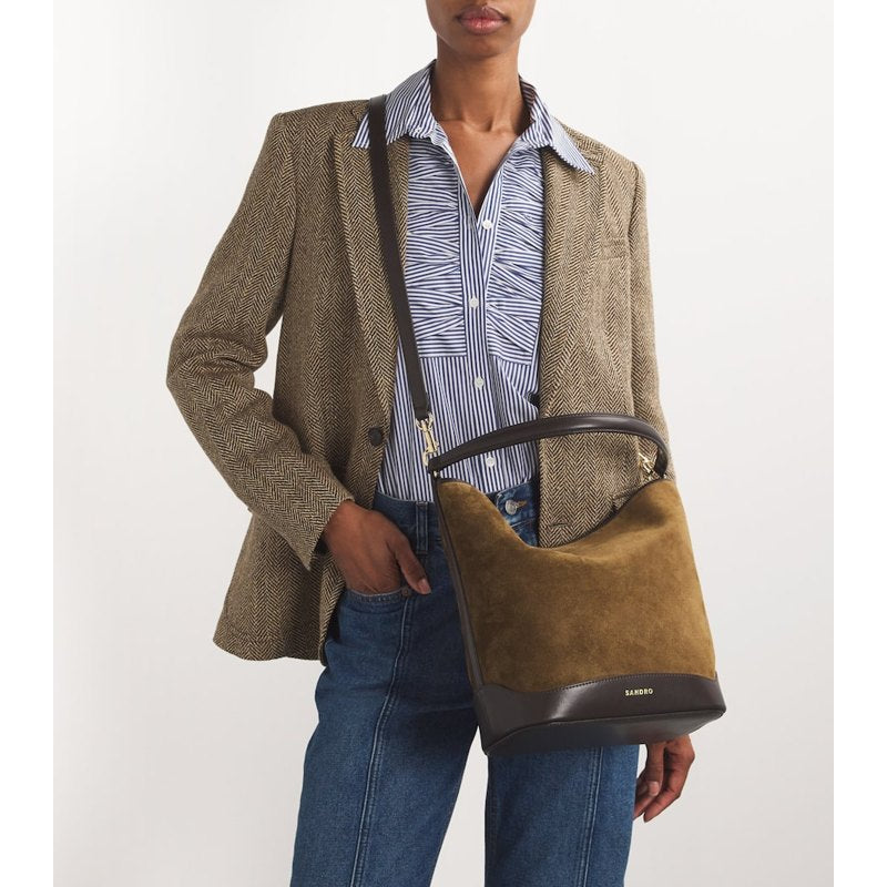 Bolsa Bucket Suede-