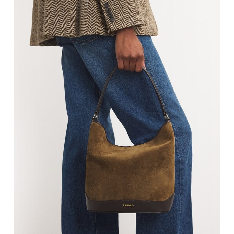 Bolsa Bucket Suede-