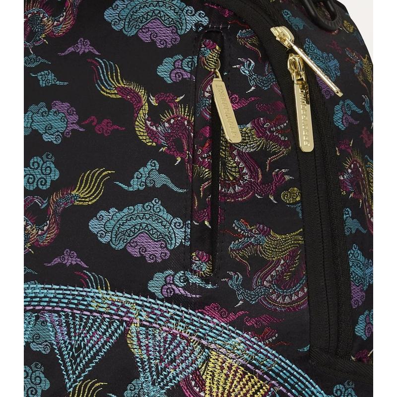 Bolsa Mochila Embroidered Dragon