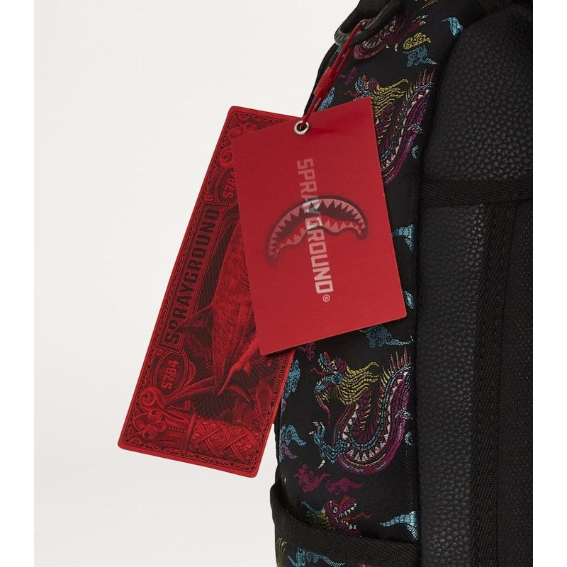 Bolsa Mochila Embroidered Dragon