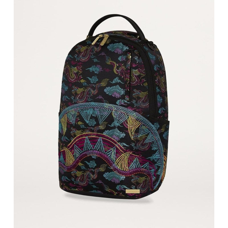 Bolsa Mochila Embroidered Dragon