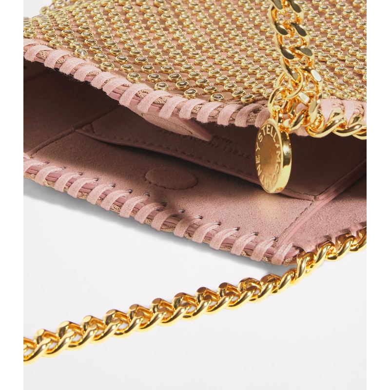 Bolsa Handle Rose Collection Mini Falabella