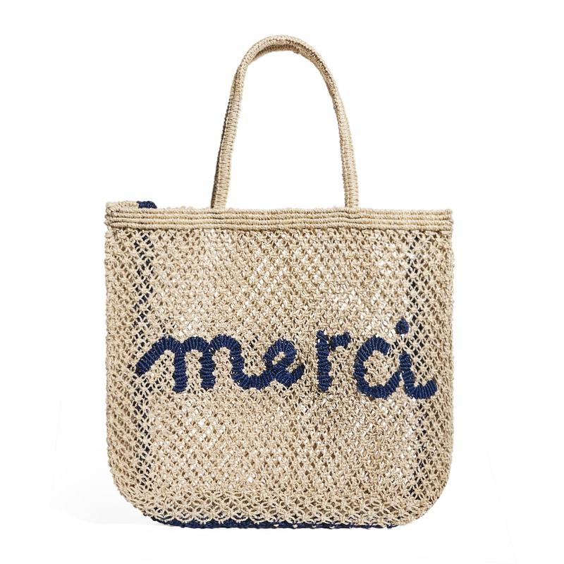 Bolsa Tote Large Jute Merci - Mercado de Luxo - O Maior E-Commerce de Bens, Produtos e Serviços de Luxo do Brasil.