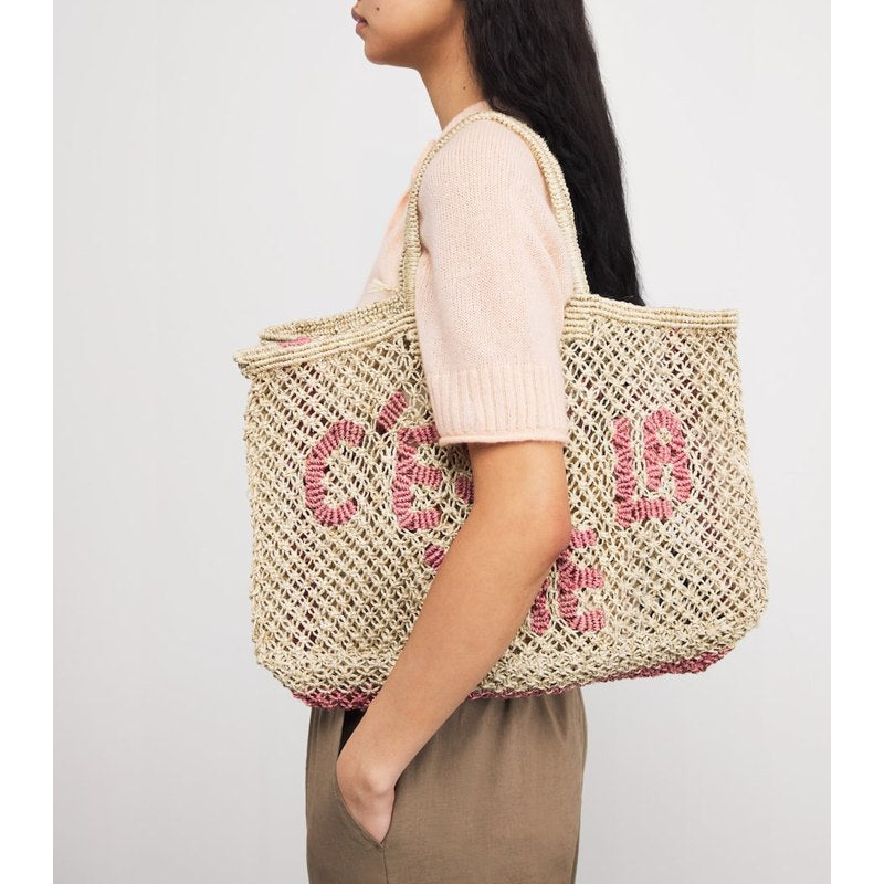 Bolsa Tote Jute C'est La Vie Lavinia