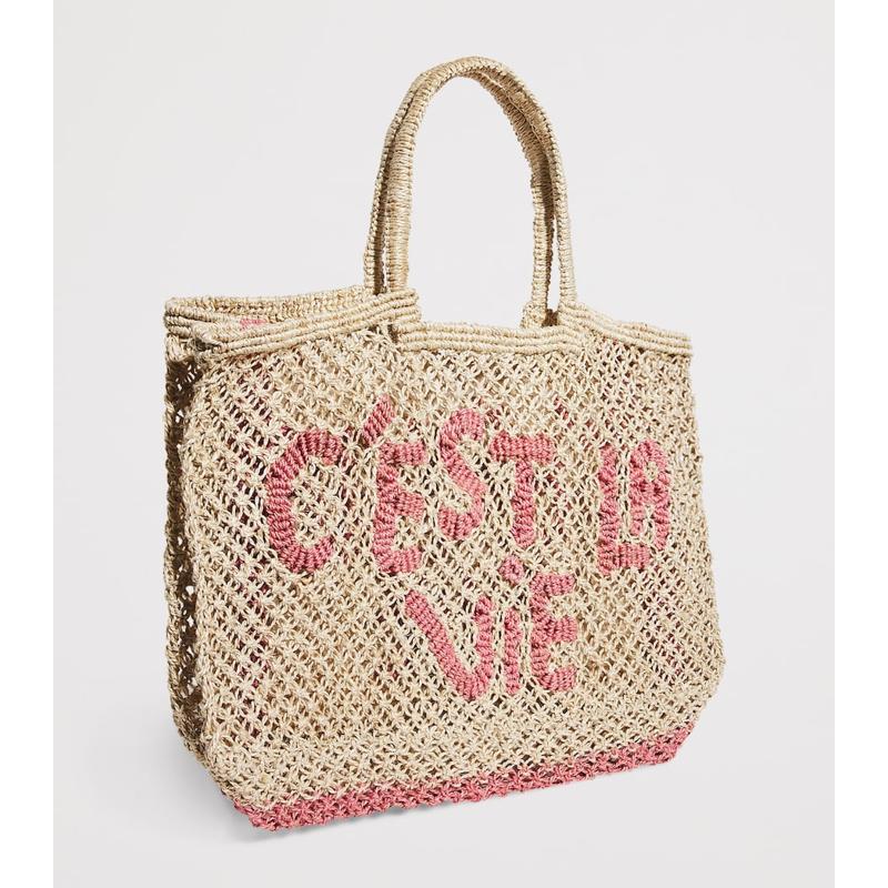 Bolsa Tote Jute C'est La Vie Lavinia