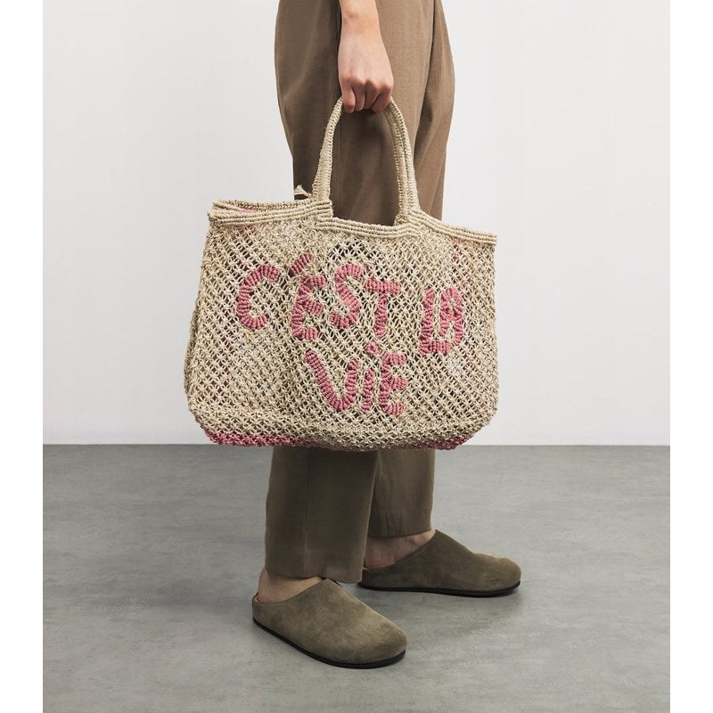 Bolsa Tote Jute C'est La Vie Lavinia