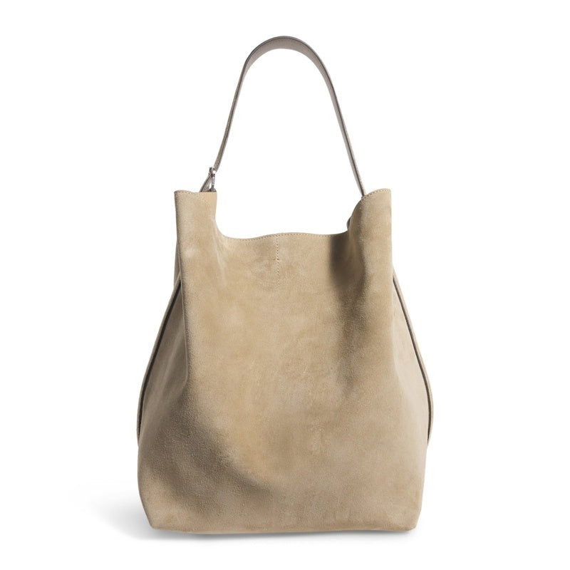 Bolsa Tote Large Suede Belted - Mercado de Luxo - O Maior E-Commerce de Bens, Produtos e Serviços de Luxo do Brasil.