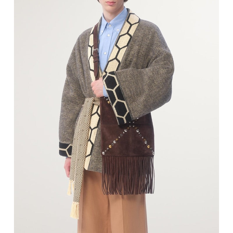 Bolsa Messenger Suede Nellcote