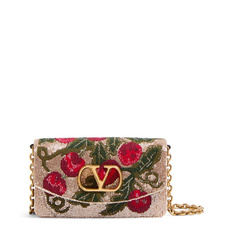 Bolsa Clutch Small Silk Vain Cherry - Mercado de Luxo - O Maior E-Commerce de Bens, Produtos e Serviços de Luxo do Brasil.