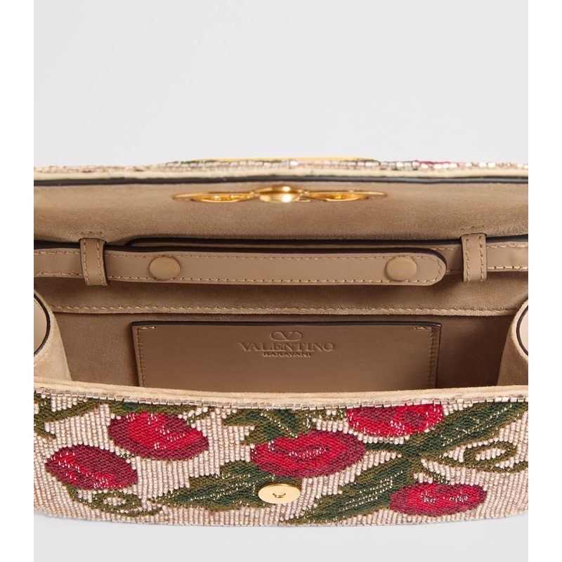 Bolsa Clutch Small Silk Vain Cherry