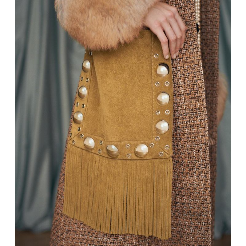 Bolsa Crossbody Suede Nellcote