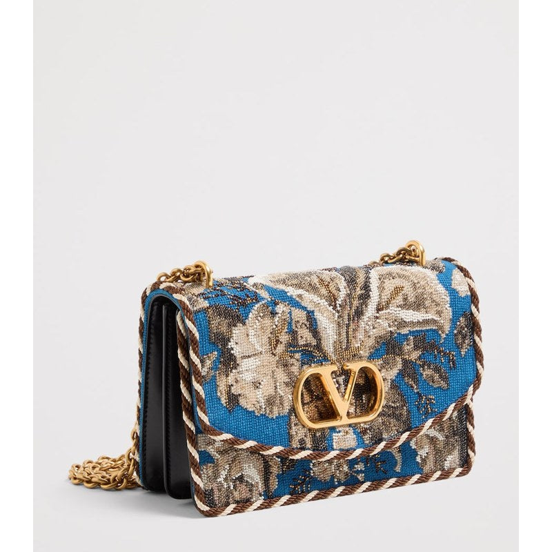 Bolsa Shoulder Silk Embellished Vain