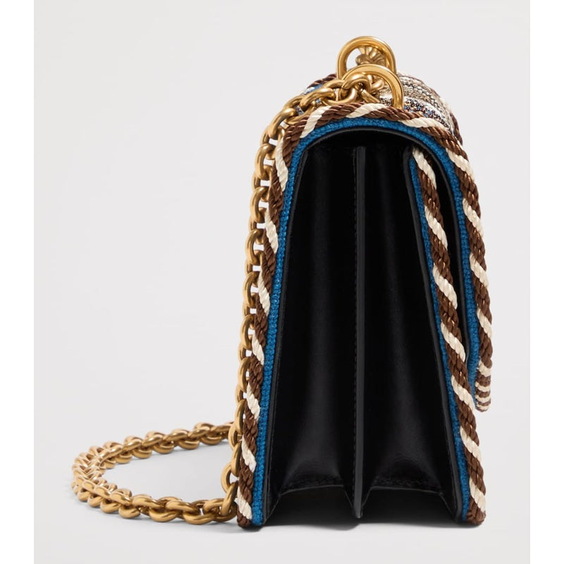 Bolsa Shoulder Silk Embellished Vain