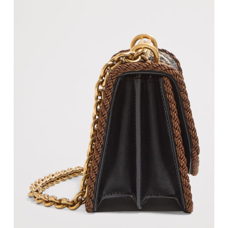 Bolsa Shoulder Small Silk Embroidered Vain