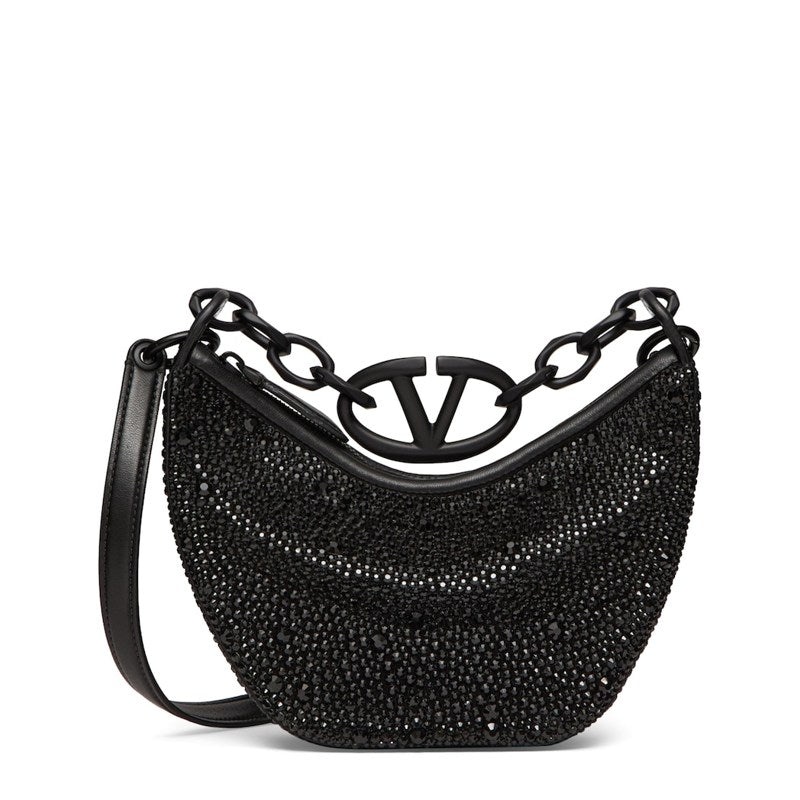 Bolsa Shoulder Mini Embellished VLogo Moon - Mercado de Luxo - O Maior E-Commerce de Bens, Produtos e Serviços de Luxo do Brasil.