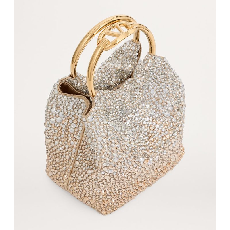 Bolsa Handle Crystal-Embellished Carry Secrets