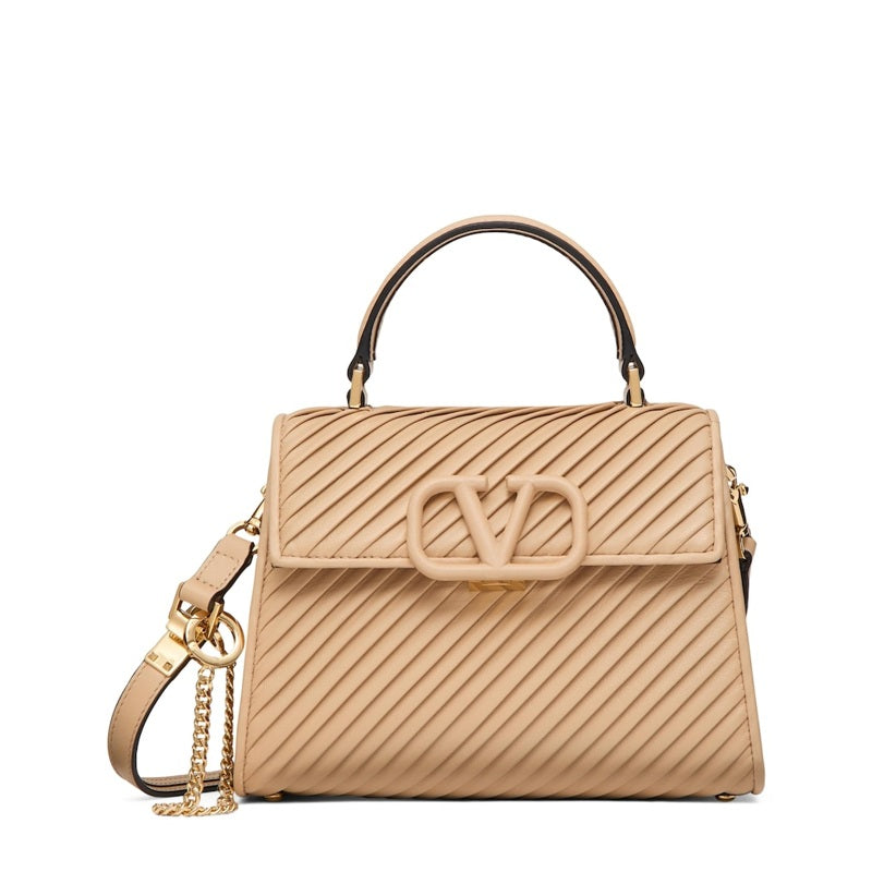 Bolsa Handle Small Lambskin VSLING - Mercado de Luxo - O Maior E-Commerce de Bens, Produtos e Serviços de Luxo do Brasil.