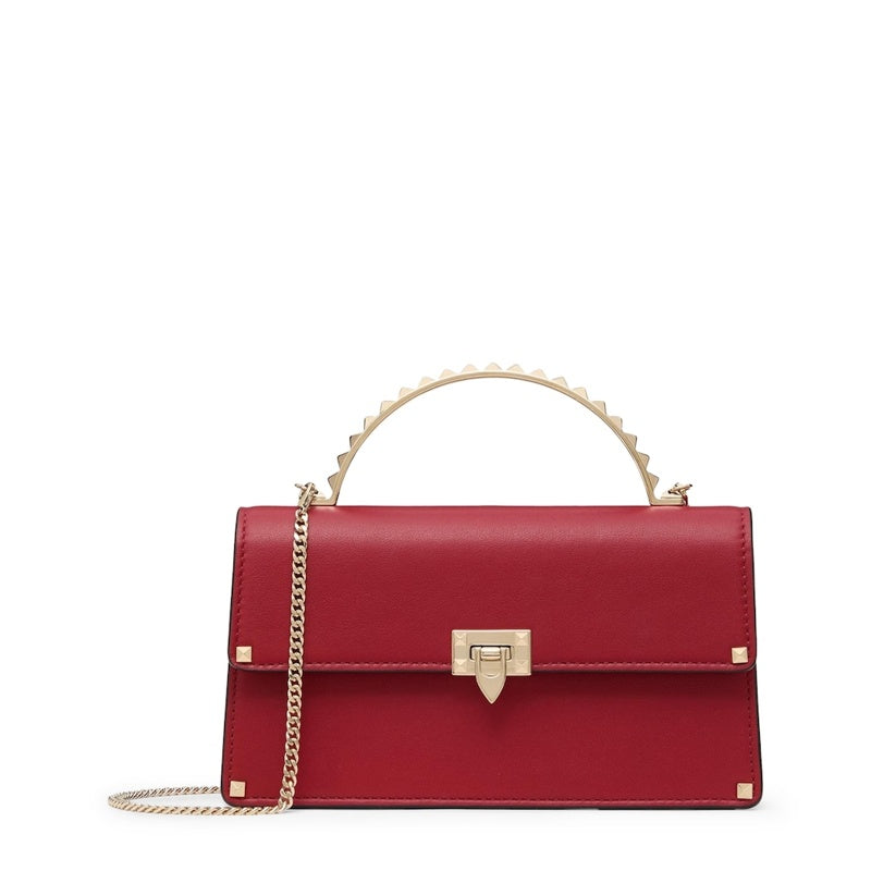 Bolsa Handle Mini Rockstud - Mercado de Luxo - O Maior E-Commerce de Bens, Produtos e Serviços de Luxo do Brasil.