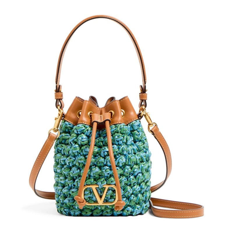 Bolsa Handle Mini Drawstring VLogo - Mercado de Luxo - O Maior E-Commerce de Bens, Produtos e Serviços de Luxo do Brasil.