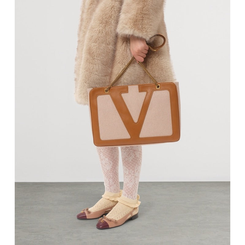 Bolsa Tote Medium Canvas and Viva Superstar