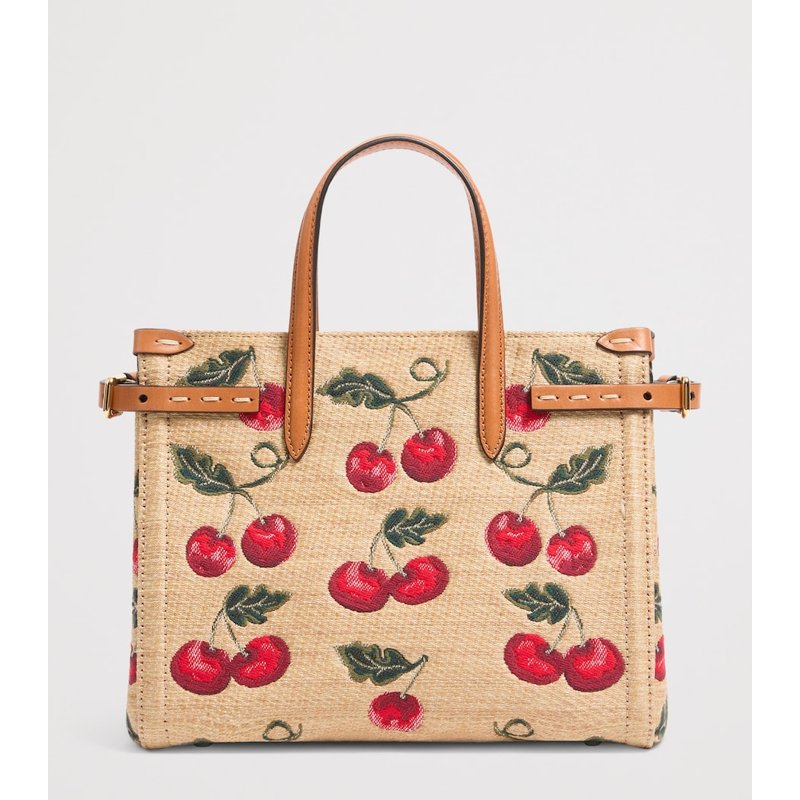 Bolsa Tote Small Canvas Antibes Cherry