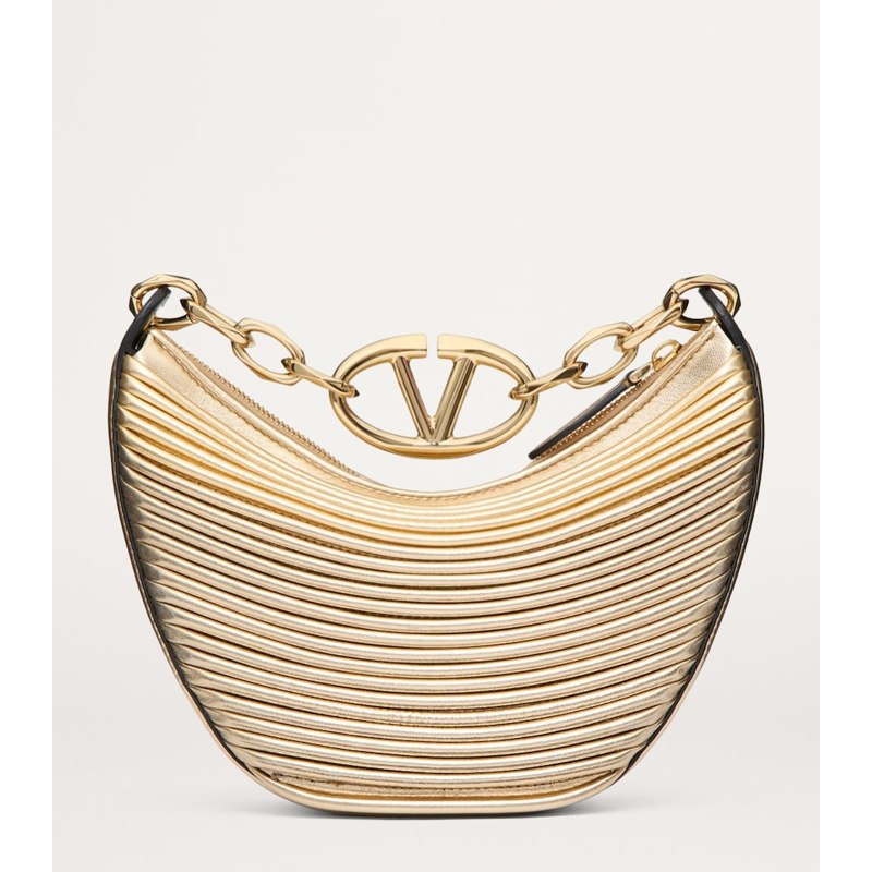 Bolsa Crossbody Metallic VLogo Moon Mini