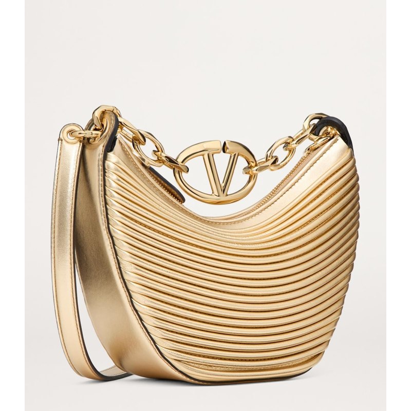 Bolsa Crossbody Metallic VLogo Moon Mini