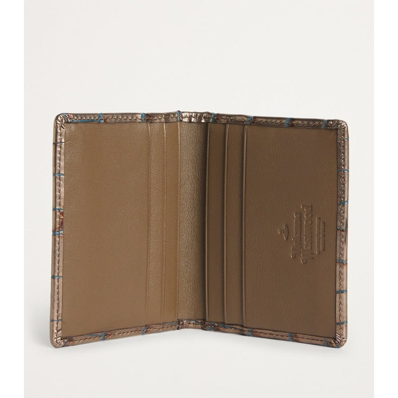 Bolsa Wallet Croc-Embossed Orb