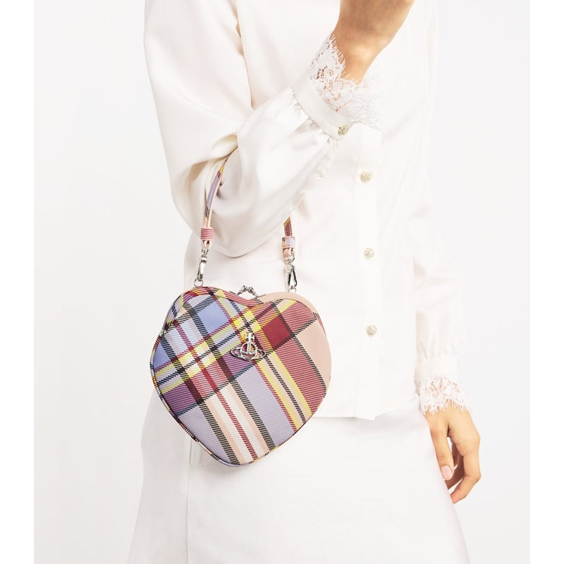 Bolsa Clutch Tartan Belle Heart