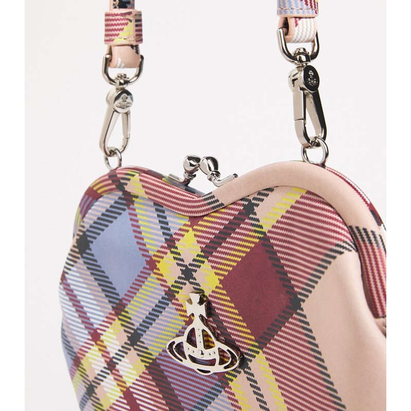 Bolsa Clutch Tartan Belle Heart