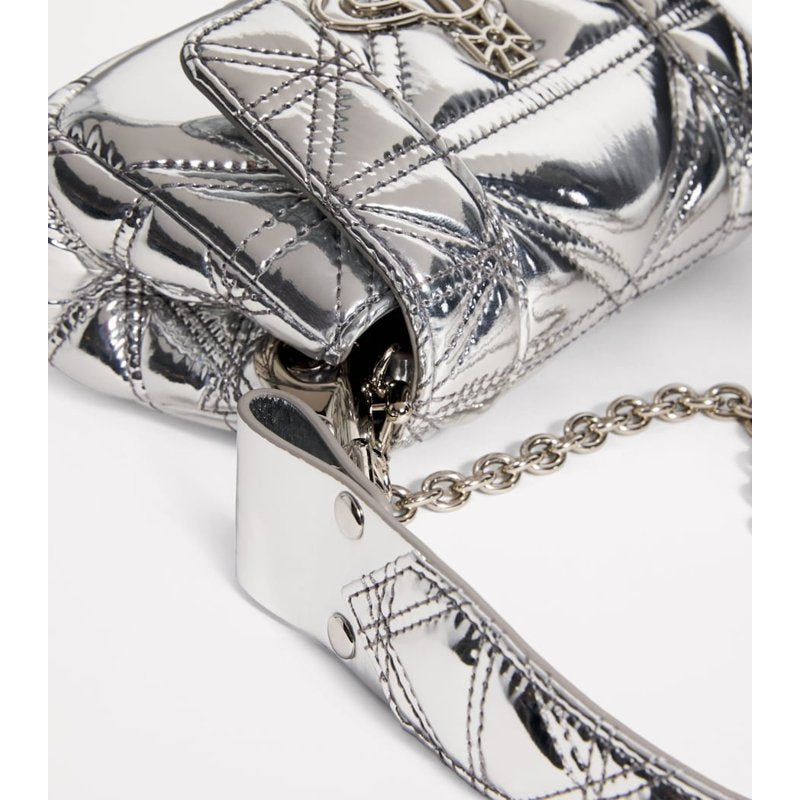 Bolsa Shoulder Small Metallic Hazel