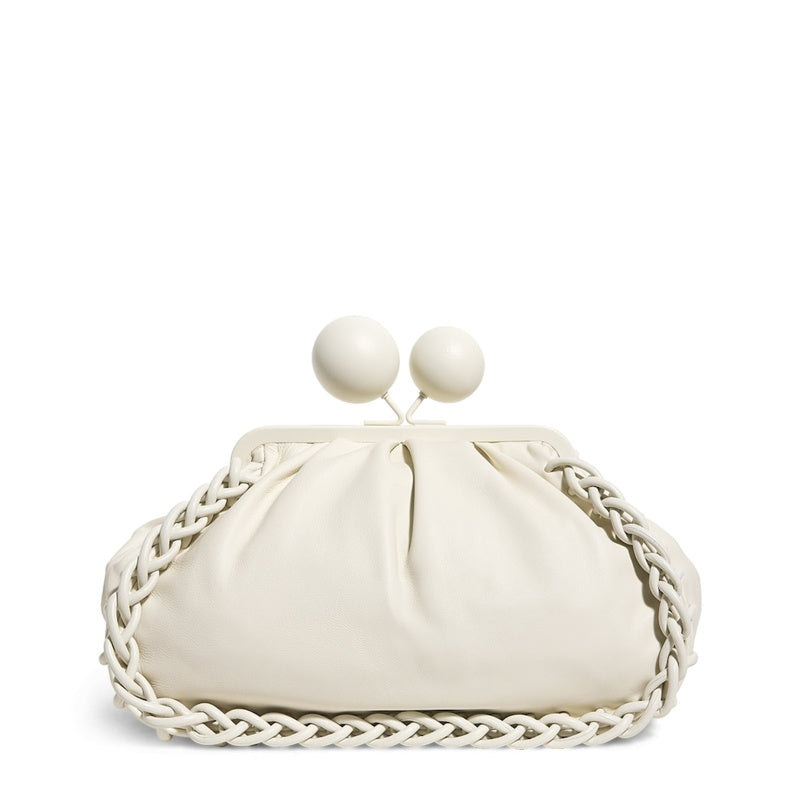 Bolsa Clutch Medium Nappa Pasticcino - Mercado de Luxo - O Maior E-Commerce de Bens, Produtos e Serviços de Luxo do Brasil.