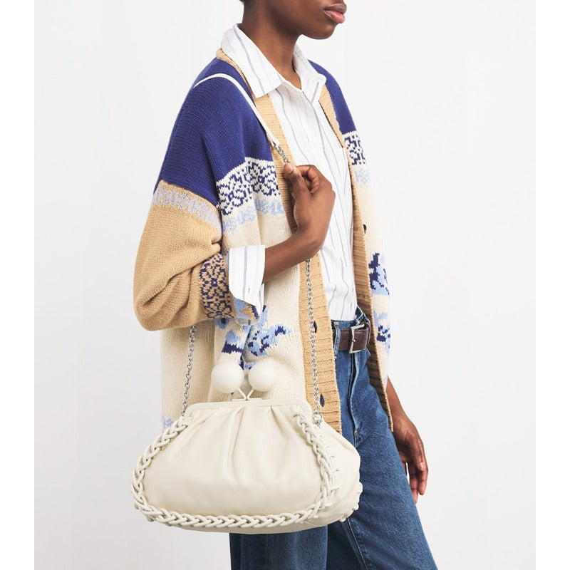 Bolsa Clutch Medium Nappa Pasticcino