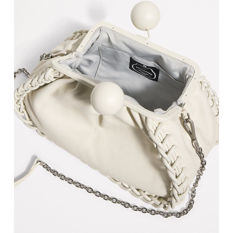 Bolsa Clutch Medium Nappa Pasticcino