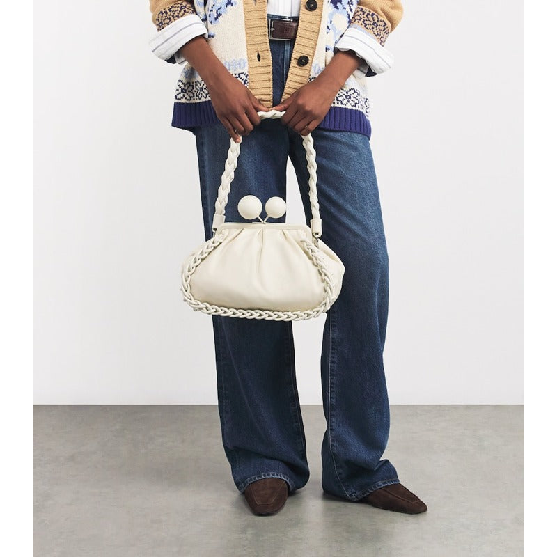 Bolsa Clutch Medium Nappa Pasticcino