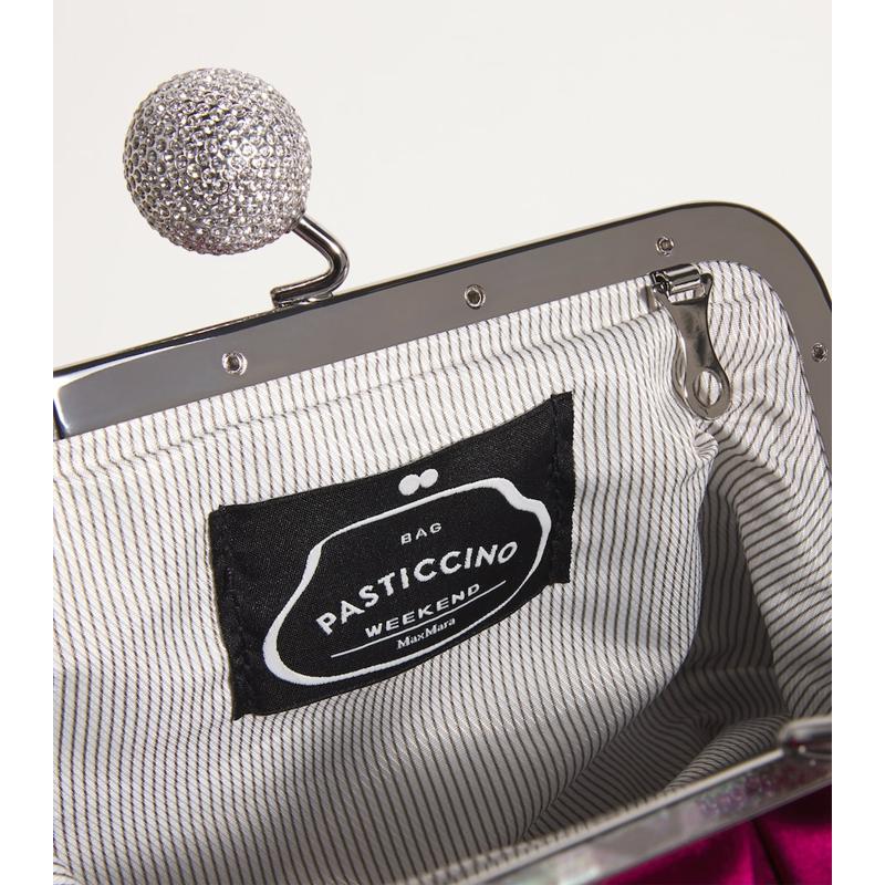 Bolsa Clutch Satin Pasticcino