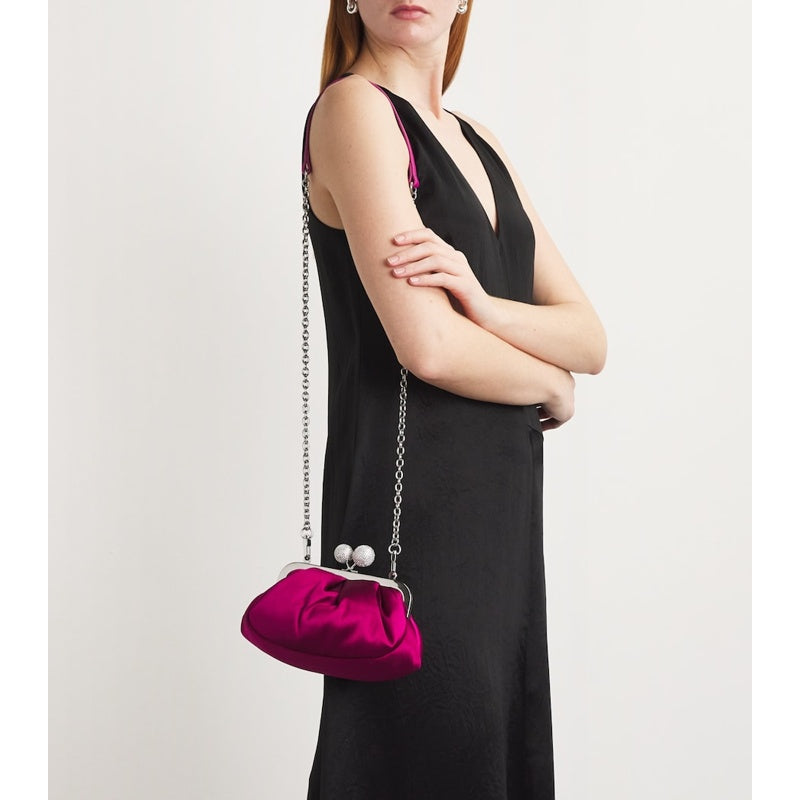 Bolsa Clutch Satin Pasticcino