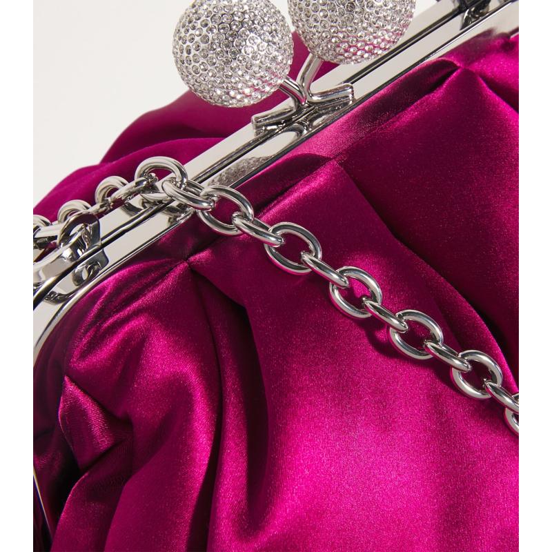 Bolsa Clutch Satin Pasticcino