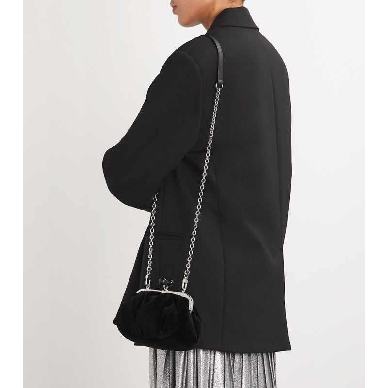 Bolsa Clutch Small Velvet Pasticcino