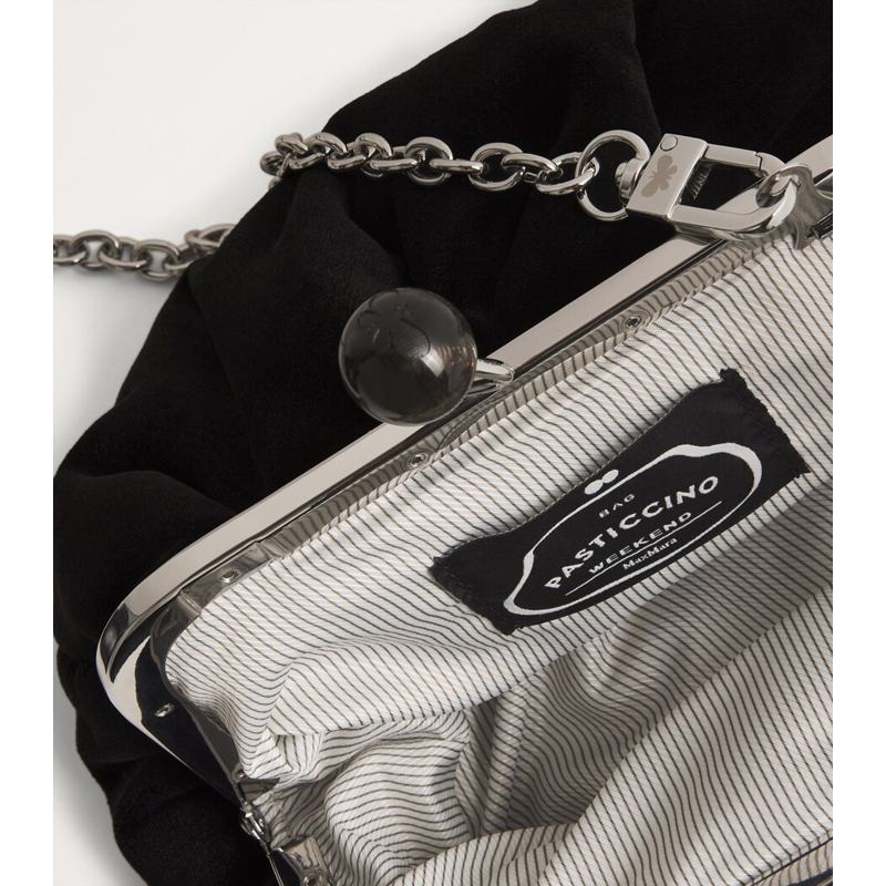 Bolsa Clutch Small Velvet Pasticcino