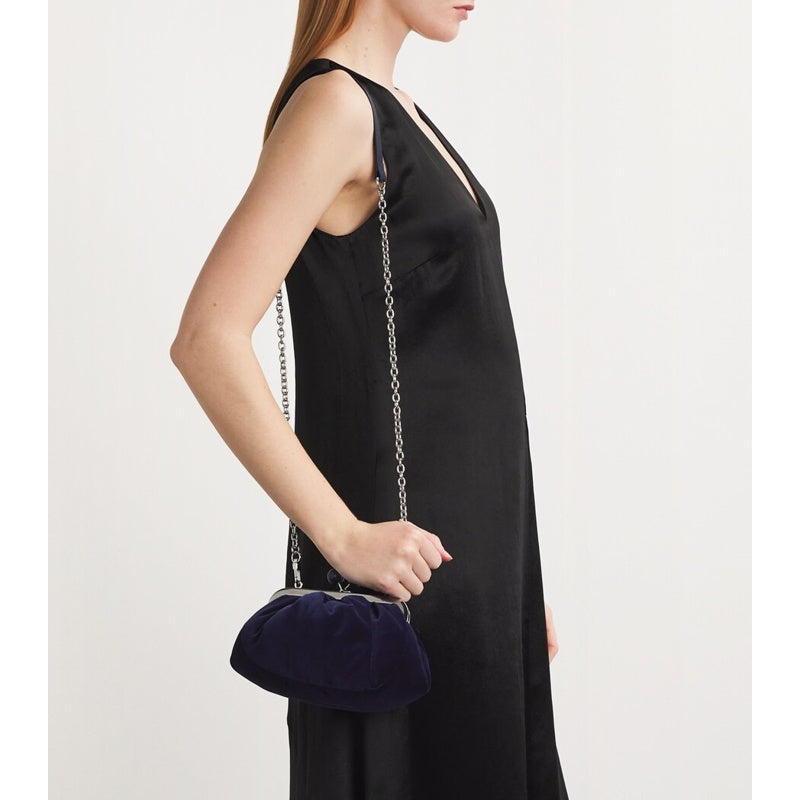 Bolsa Clutch Small Velvet Pasticcino