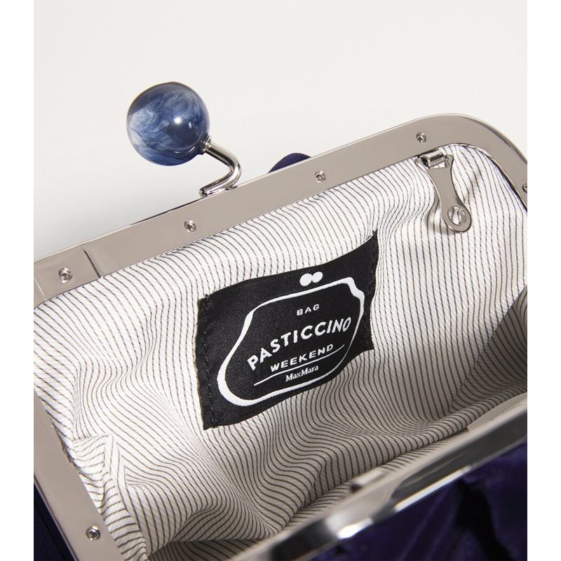 Bolsa Clutch Small Velvet Pasticcino