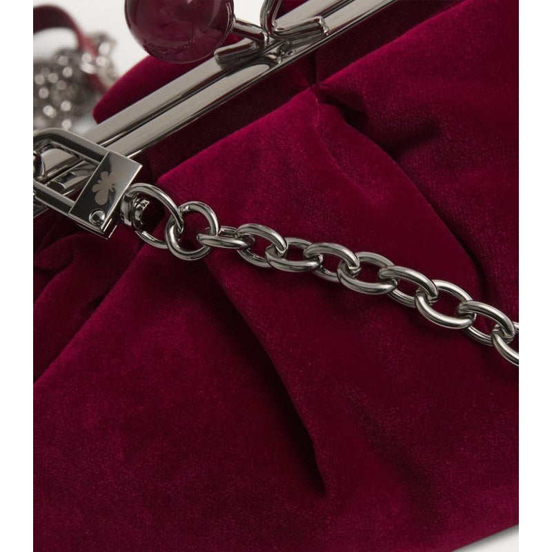 Bolsa Clutch Small Velvet Pasticcino
