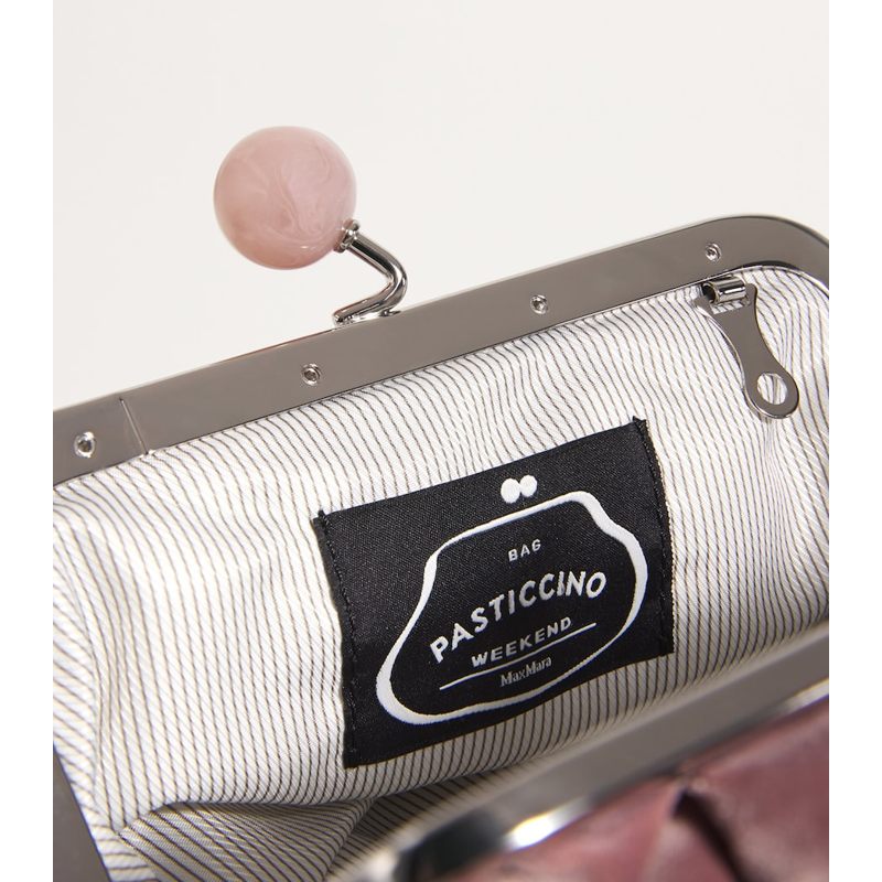 Bolsa Clutch Small Velvet Pasticcino