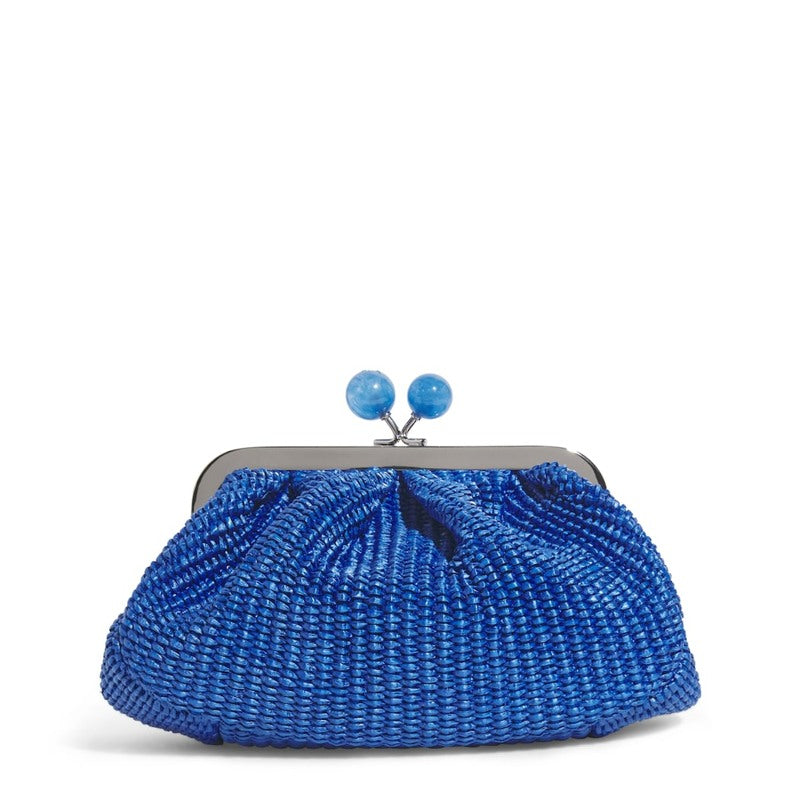 Bolsa Handle Small Raffia-Effect Pasticcino - Mercado de Luxo - O Maior E-Commerce de Bens, Produtos e Serviços de Luxo do Brasil.