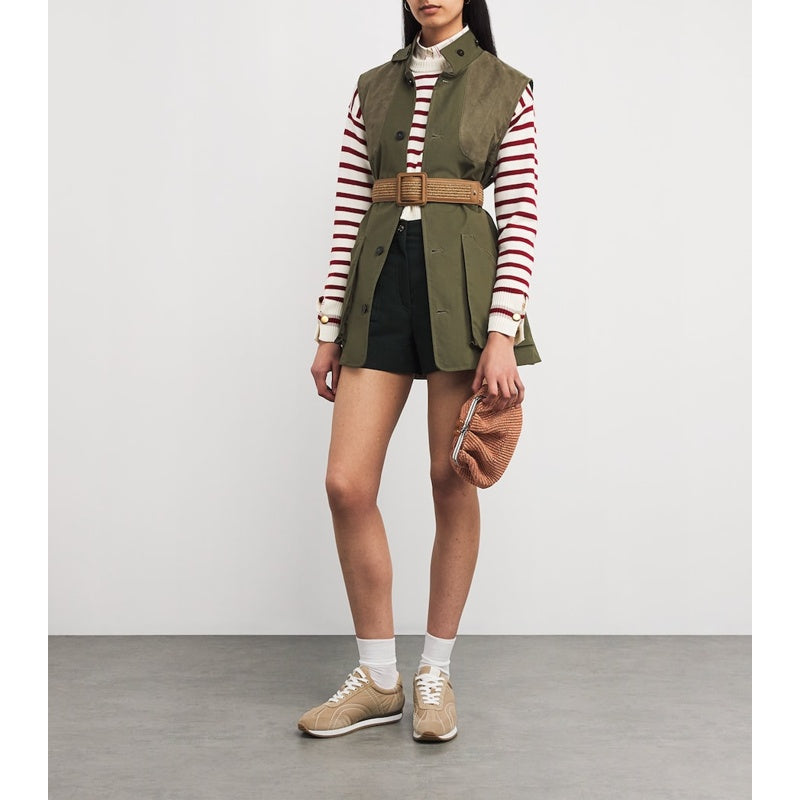 Bolsa Handle Small Raffia-Effect Pasticcino