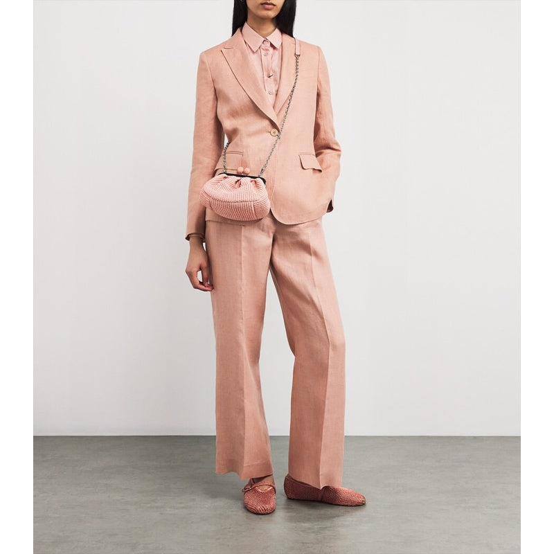 Bolsa Handle Small Raffia-Effect Pasticcino